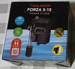Aquatop Forza 5-15 Power Filter 45GPH. Fixed Price $23.99.