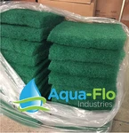 Aqua-flo Two-pack Green Pond Filter Mat/media/pad 12"X12" Water Garden-skimmer. Fixed Price $31.64.