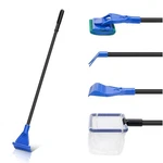 5 Fish Tank Cleaner Kit Aquarium Cleaning Tools With 19 Inch Anti-slip Hand. Fixed Price $10.38.