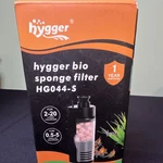 Hygger Bio Sponge Filter HG044-S For 0.5-5 Gal. Internal Aquarium. Fixed Price $16.14.