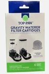 Top Paw, Gravity Waterer, Filter Cartridges, 6PK. Fixed Price $12.98.