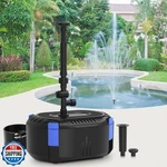 Aquamiracle All-in-one Fountain Kit With 3 Spray Patterns, Koi Pond Filters. Fixed Price $104.99.