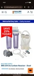 Bulk Reef Supply Brs Dual Gfo & Carbon Media Reactor External Marine. Fixed Price $50.00.