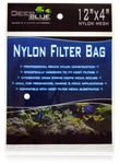 3 Aquarium Filter Media Nylon Mesh Drawstring Bags 12" X 4" Deep Blue Pro. Fixed Price $7.99.