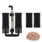 Hygger Aquarium Double Sponge Filter Quiet Fish Shrimp Tank Kit. Fixed Price $16.99.