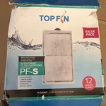 Top Fin Pf-s Silenstream Filter Cartridges 12 Count Size 5.5" 3.1" Open Box. Fixed Price $22.00.