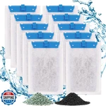Fishkeeper 10-PACK Medium Filter Cartridges For Tetra Whisper Bio-bag Blue. Fixed Price $25.89.