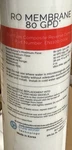 Pure Water Technology EN1100-0004 Reverse Osmosis Filter Ro Membrane 80GPD New. Fixed Price $39.99.
