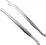 Luxiv Aquarium Tweezers Extra Long Inches, Stainless Steel 15IN, Silver. Fixed Price $10.52.