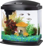 Aqueon Led Minibow Small Aquarium Fish Tank Kit With Smartclean Technology, Blac. Fixed Price $87.54.