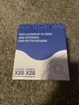 Soron 20PK Pet Fountain Replacement Filters: Water FILTERS(20) And SPONGES(20). Fixed Price $5.00.