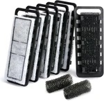 Nicrew Slim Aquarium Filter Cartridges (6 Pcs) With Intake Sponges (2. Fixed Price $19.95.