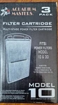 New Old Stock Aquarium Masters Model 10 Multi-stage Power Filter Cartridges 3.... Fixed Price $5.00.