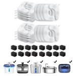 Veken Cat Water Fountain Filters, 16 Pack Replacement & White, Black. Fixed Price $42.99.