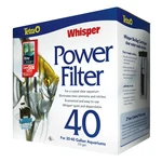Tetra Whisper Power Filter 40 Gallons, Quiet 3-STAGE Aquarium Filtration. Fixed Price $31.40.