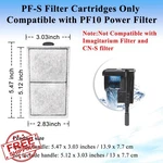 Pryitier Pf-s Filter Cartridges 9PK Top Fin PF10 Power Refills. Fixed Price $20.00.
