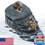 Cavachew Turtle Tank Filter 20 Gal Basking Platform 3-STAGE Filtration Rock. Fixed Price $69.00.