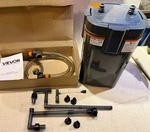 Vevor Aquarium Canister Filter W/ Timed Light 396 Gph AQ-907F-UV. Fixed Price $75.00.