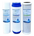 Premium 3-STAGE Whole House Filter Set 10"X2.5" Sediment, Gac & Coconut Block. Fixed Price $22.00.