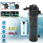 5-IN-1 Internal Aquarium Fish Tank Uv Sterilizer Filter Submersible Water Pump. Fixed Price $25.98.