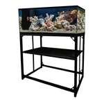Fish Stand, 40 Gallon Heavy Duty Metal Aquarium Stands, Reptile Tank,. Fixed Price $129.94.