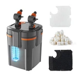 Vevor 224.5GPH Canister Filter External Aquarium W/ Timed Light For Up 55 Gallon. Fixed Price $65.99.