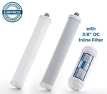 Culligan Ro Filter Set For AC-30 AC30 Reverse Osmosis System With 3/8 Inline Qc. Fixed Price $19.25.
