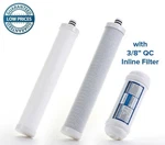 Culligan Ro Filter Set For AC-30 AC30 Reverse Osmosis System With 3/8 Inline Qc. Fixed Price $19.25.