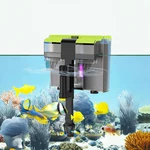 Pueutu Aquarium Filter- 4 In 1 Double Waterfall U-v Fish Tank For Green. Fixed Price $89.06.