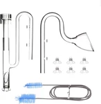 Fzone Aquatic Glass Lily Pipe Skimmer Set Inflow And Outflow New (9F). Fixed Price $44.98.