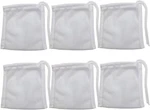 6 Pack Small Sized Filter Bags For Activated CARBON,3 By 4 Inches High Flow Aqua. Fixed Price $7.55.