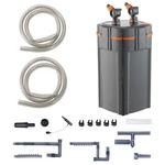 Aquarium Filter 528GPH, 5-STAGE Canister 200 Gallon, Ultra-quiet Internal. Fixed Price $133.78.