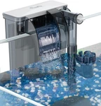 Pawfly Aquarium Filter Ultra Quiet Fish Tank Hob Up To 10 Gallons, White. Fixed Price $20.48.