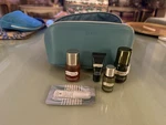La Mer Blue Bag, Including 5 Piece Makeups. Fixed Price $44.00.