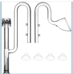 Usa Seller Plant Aquarium Glass Lily Pipe Inflow And Outflow For Aquatic Filters. Fixed Price $23.09.