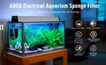Aqqa Aquarium Power-driven Biochemical Sponge Filter. Fixed Price $12.99.