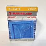 Marineland Penguin Power Filter - Cartridge 6 Pack Premium Activated Carbon. Fixed Price $14.99.