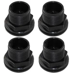 Odyssea 1" Bulkhead Fitting Slip X Abs Aquarium Pond Filters (4 Pack). Fixed Price $24.56.