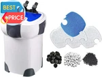 HW-3000 Uv 9W 5-STAGE External Canister Filter W/media, 793GPH, White,. Fixed Price $240.68.