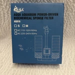Aqqa Aquarium Power-driven Biochemical Sponge Filter AQ016. Fixed Price $14.00.