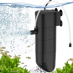 Submersible Aquarium Filter, 186GPH 4-STAGE Fish Tank Adjustable Air F.... Fixed Price $25.20.