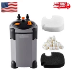 224.5GPH External Canister Filter, 3-STAGE Aquarium Filtration System For 55 Gal. Fixed Price $57.90.