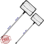 Sumind 2 Fish Tank Nets Long Handle Extendable Aquarium Catch 4-6 Inch. Fixed Price $27.99.