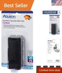 Aqueon Carbon Filter Pads 4-PACK For Quietflow 20/75 Aquariums Clear Water!. Fixed Price $22.49.
