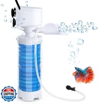 Fishkeeper 20-100 Gal Multifunction Power Aquarium Filter Up To 320GPH. Fixed Price $37.48.