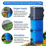 4IN1 Aquarium Fish Tank Filter Powerful Submersible Water Pump 800L/H Oxygen Us. Fixed Price $17.99.