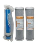 Replacement Reverse Osmosis System Set, 2 Carbon Filters, 1 Ro Membrane. Fixed Price $19.95.