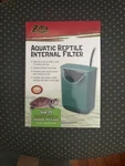 Zilla Aquatic Reptile Internal Filter, 40 Gallons, New Box. Fixed Price $45.00.