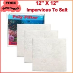 Inland Seas Poly-bio-marine Filter Pad, 12"X12" Three Pack Bundle (3 Items). Fixed Price $150.01.