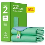 Reusable Underpads Washable Incontinence Waterproof Bed Pet 34"X36" Chux. Fixed Price $39.99.